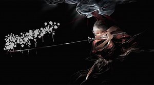 Samurai Girl Lively Wallpaper