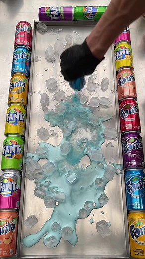 🍍🍓🍇🤩Let’s freeze dry some Fanta!!!🤩🍇🍓🍍 #fanta #soda #freezedried #freezedriedcandy #ice #fyp #asmr