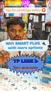 Tips for whatsapp safety 🛟 and smart plug 🔌 with lots of specs #follow #share #technology #instadaily #facebook | Pandurenga Stores