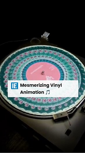 266K views · 1.1K reactions | This vinyl creates an animation when played on a record player by using a simple visual trick. | Interesting Engineering | Facebook