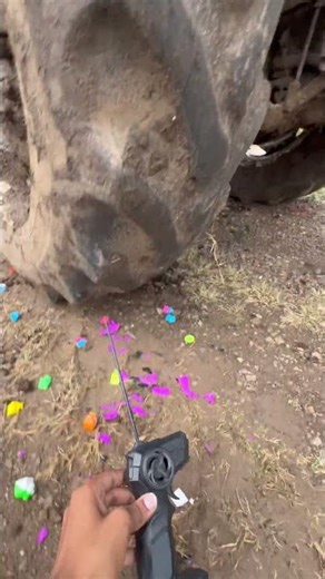 Remoote control car ka remote ko tractor ne tod Diya #shorts