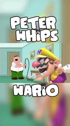 Peter Whips Wario Smash X Family Guy #familyguy #smashultimate