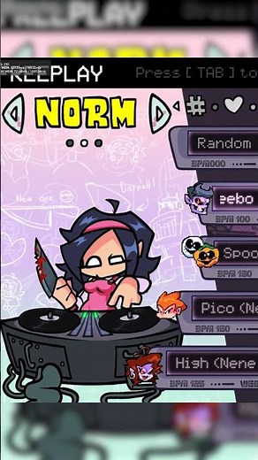 Playable Nene ALL Menu Animations 😱 [FNF]