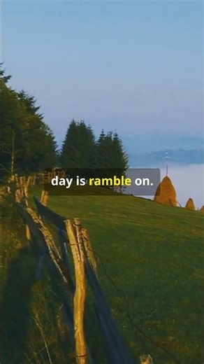 Ramble On #idioms #phrases #englishexpressions