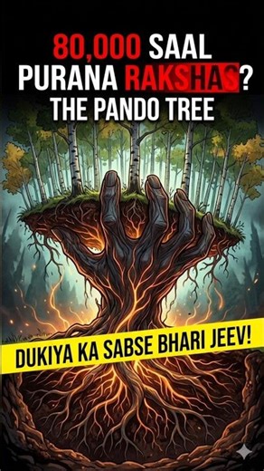 Duniya ka Sabse Bada Shaitan? 80,000 Years Old Pando Tree! 😱 #shorts
