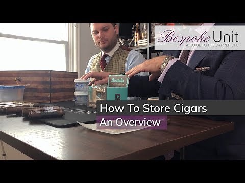 How To Correctly Store Your Cigars: Containers, Humidity Devices & Sensors For Beginners