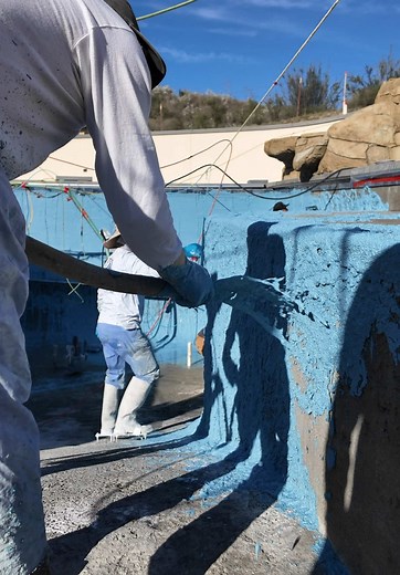 Aqua Blue Mini Pebble Pool Design Ideas