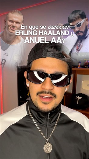 HAALAND and ANUEL AA 😳 What do they have in COMMON? #reggaeton #shorts