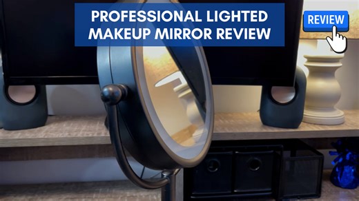 Watch Professional Lighted Makeup Mirror Review on Amazon Live