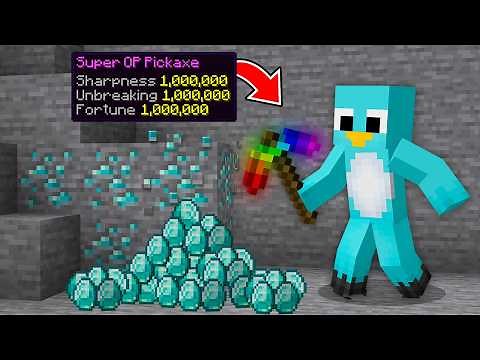Minecraft, But Every Item is Level 1,000,000