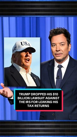 President Trump dropped his $10 billion lawsuit against the IRS for leaking his tax returns. Then he made a statement saying, “I just saved the taxpayers $10 billion dollars!” #FallonTonight #TonightShow #Trump #JimmyFallon