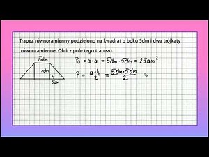 AREA AND PERIMETER OF SHAPES: Exercise 6 - trapezoid (for sixth grade)
