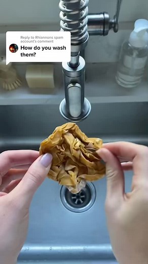 How to wash beeswax wraps! #asmr #beeswaxwraps
