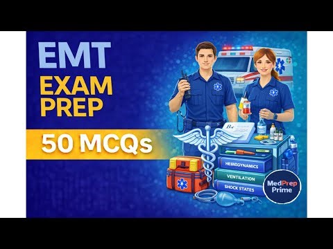 EMT Exam Practice Questions | 50 EMT MCQs with Explanations (Set 1)