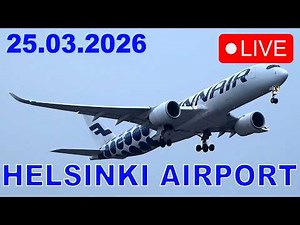 🔴 LIVE Helsinki Airport Plane Spotting (EFHK/HEL)
