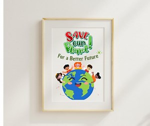 Save the Planet Poster Environmental Poster Earth Day Printable Go Green Pre School Poster Classroom Wall Decor Love the Earth Printable - Etsy Canada