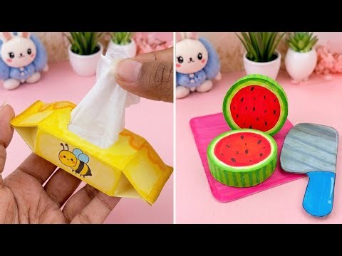 10 Easy craft ideas / miniature craft / Paper craft / how to make / Helena's Craft