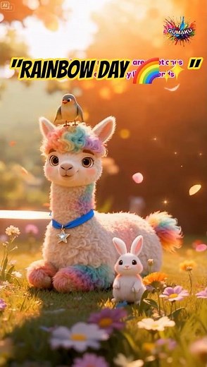 “PACABO Rainbow Day 🌈🦙 | From Hello to Sunset — The Cutest 3D Alpaca Story Ever!”