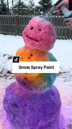 Snow Spray Paint Activity for Kids
