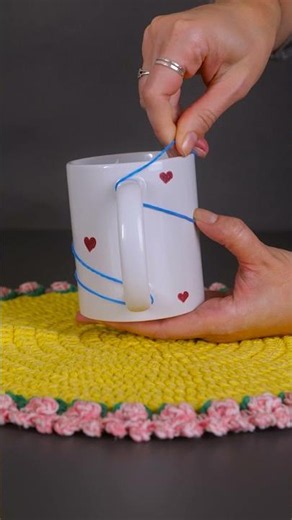 Unbelievable Mug Trick with a Rubber Band!
