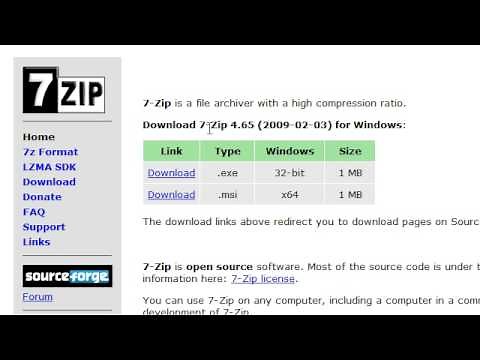 Free Alternative to WinRar - 7 Zip