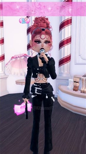 Play w me, the theme is News Reporter✨🎀 #dresstoimpress #shorts #roblox #dti #kitsunne