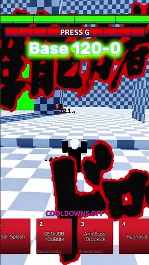 Aba Reigen combo 120-0 #roblox #robloxshorts #reigen #aba