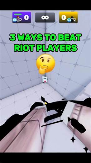 3 ways to beat RIOT PLAYERS in Rivals without p2w!! (Part 3) #roblox #rivals #robloxshorts