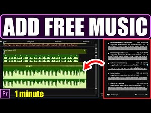 How to Add Free Royalty-Free Music in Premiere Pro (No Copyright Music Directly in Project!)