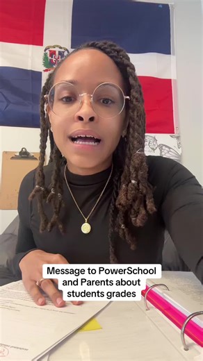 Message to PowerSchool and Parents about students grades #parents #grades #students