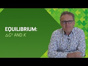 Equilibrium:▲G° and K