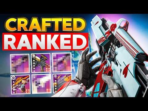 I Tested & Ranked the TOP Crafted Weapons in Destiny 2 So You Don't Have To!