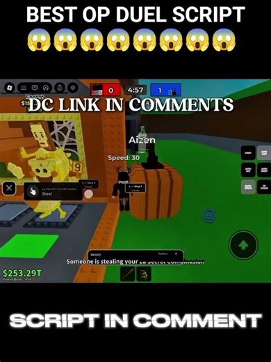 BEST OP DUEL SCRIPT IN COMMENT #sab #stealabrainrot #stealabrainrots #script #roblox