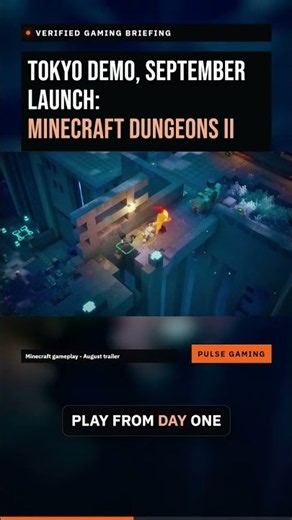 Tokyo demo, September launch: Minecraft Dungeons II