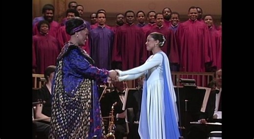 1K views · 28 reactions | Glimpse behind the curtain at opera legends Kathleen Battle and Jessye Norman's famed concert at Carnegie Hall on March 18, 1990, featuring performance clips and new interviews with opera star Angel Blue, Met Opera General Manager Peter Gelb and more. Watch Great Performances l PBS The Magic of Spirituals Friday at 10pm and stream on the PBS app. | New Mexico PBS | Facebook