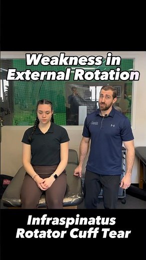 Infraspinatus Test - Weakness with External Rotation | Rotator Cuff Tear Diagnosis