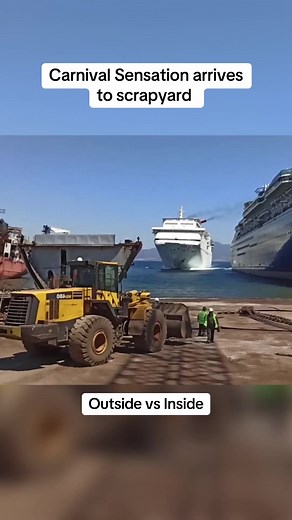 Carnival Sensation Ship Breaking Yard Beaching