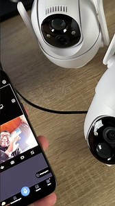 2K Überwachungskamera Aussen Solar Akku, 2 Cam-Kit https://amzn.to/4iZmgqZ