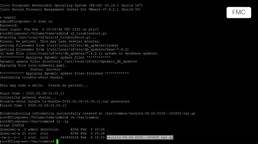 Generate a Troubleshooting File via CLI for FMC and FTD - Cisco Video Portal