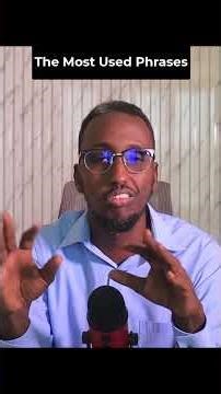 05 Jumlooyinka Loogu isticmaalka Badan yahay Spoken English #WaxkabaroAcademy #English