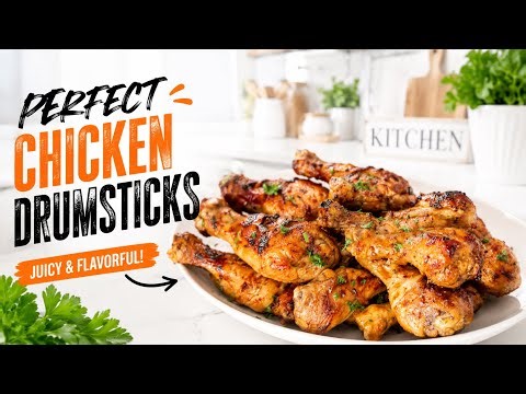 The perfect mouthwatering oven grilled bbq chicken drumsticks