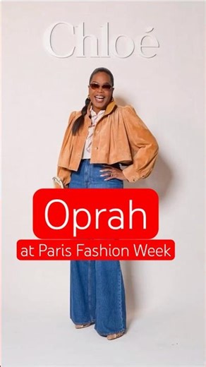 OPRAH LOOKING AMAZING AT PARIS FASHION WEEK! She is 72! #oprah #fashion #bestdressed #driyabo #image
