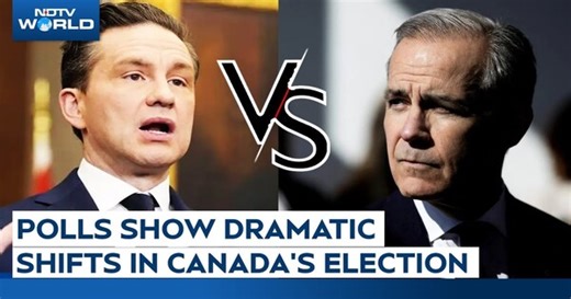 Canada Elections 2025 | Polls Show Dramatic Shifts In Canada’s Election