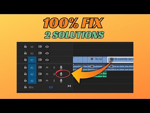 Fix - Voice over Record disabled in Adobe Premiere Pro [SOLVED]