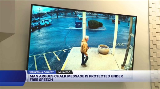Muskego man fights disorderly conduct charge for chalking 'Jan. 6' outside post office