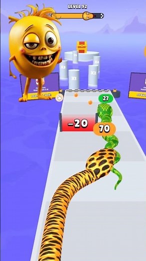 chote sap goli eating game fun pookka play65 #gaming #y2shorts #artoongames