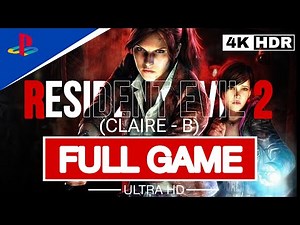 Resident Evil 2 (PS1) - Full Game | Claire - B | 4K 60FPS