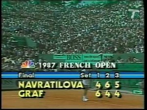 Steffi Graf vs M. Navratilova - French Open Final 1987 10/13