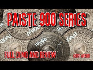 PAISTE "BUDGET" CYMBALS THAT SOUND AMAZING! 20" Heavy Crash Cymbals DEMO AND REVIEW