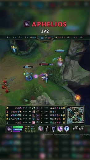 Aphelios 1V2 | EUNE Master Patch 26.14 #shorts